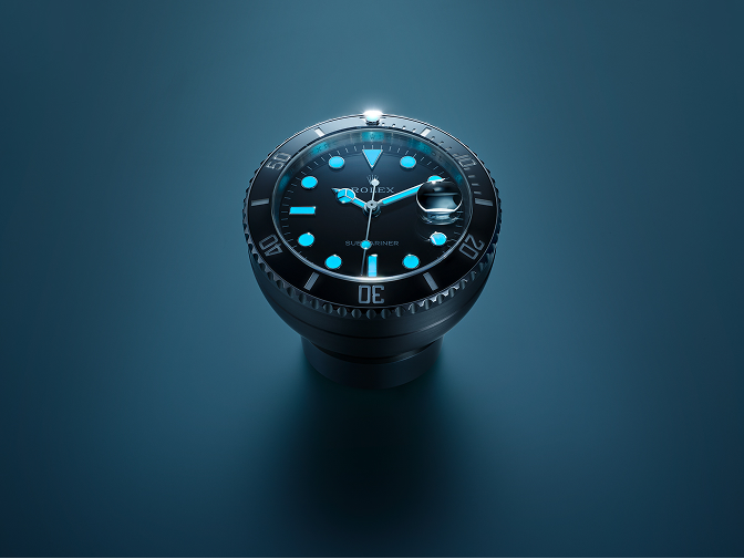 Rolex accessories table clock night srgb - Accessori Rolex | Zanaboni